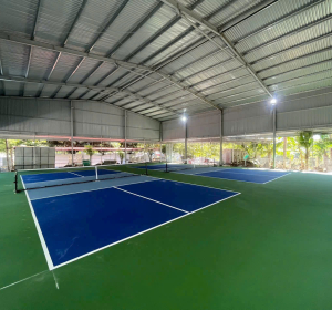 Mái Xếp Sân Pickleball