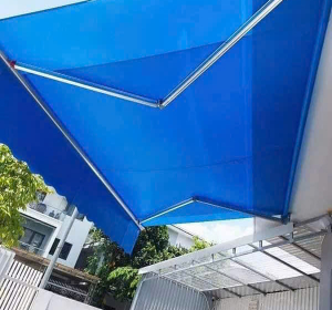 Mái hiên di động ở cài bè tiền giang