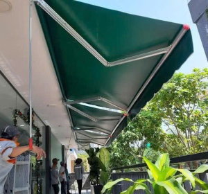 Mái hiên di động ở Trảng bàng