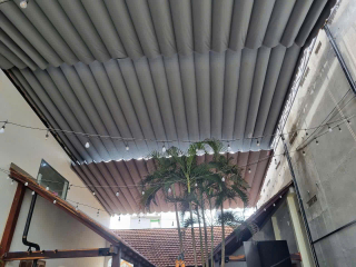 Mái bạt che nắng mưa thông minh Tây Ninh